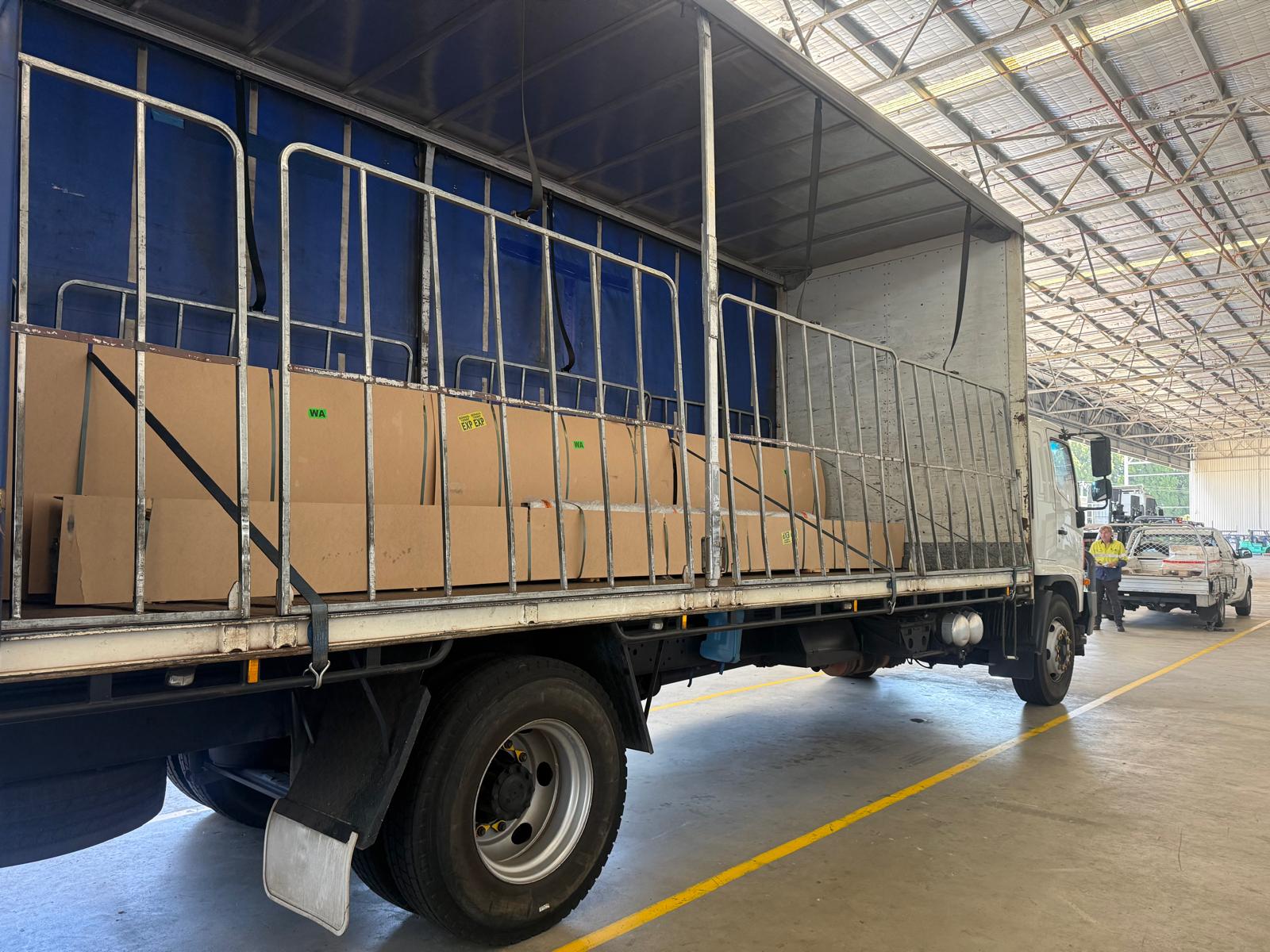 ABS Transport Truck ready to delivery Piano items
